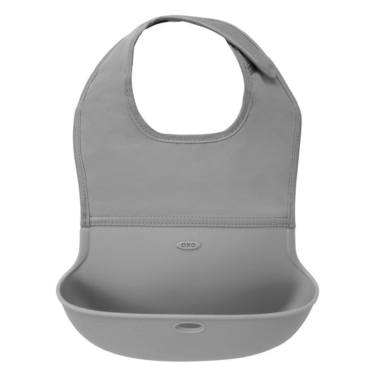 Roll Up Bib - Grey