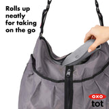 Roll Up Bib - Grey