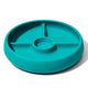 Silicone Divided Plate - Teal