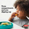 Silicone Divided Plate - Teal