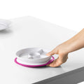 Stick & Stay Divided Plate - Pink