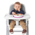 Stick & Stay Divided Plate - Pink