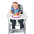 Stick & Stay Divided Plate - Pink