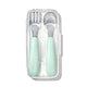 On-The-Go Fork And Spoon Set - Opal