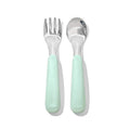 On-The-Go Fork And Spoon Set - Opal