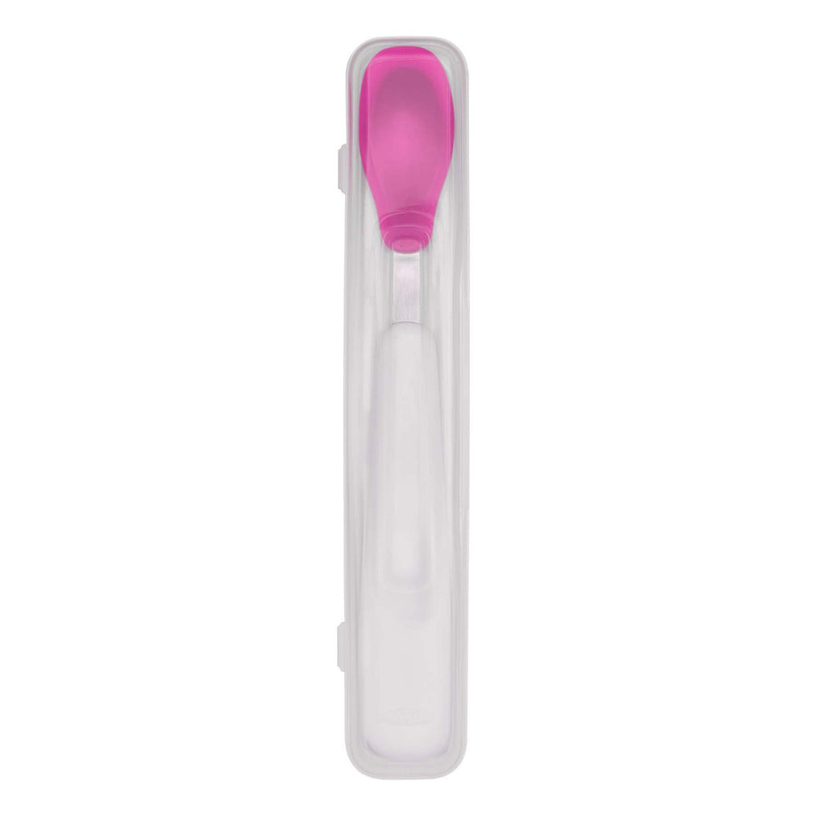 On The Go Feeding Spoon - Pink