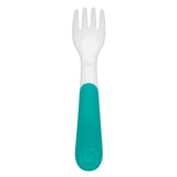 On the Go Plastic Feeding Spoon with Case - Teal