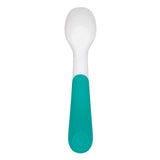 On the Go Plastic Feeding Spoon with Case - Teal