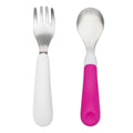 Fork & Spoon Set - Pink