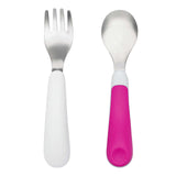 Fork & Spoon Set - Pink