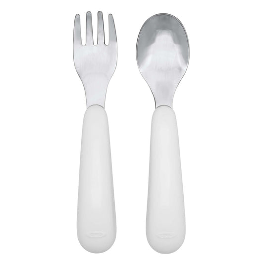On-The-Go Fork And Spoon Set - Pink