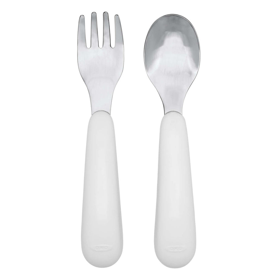 On-The-Go Fork And Spoon Set - Pink