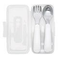 On-The-Go Fork And Spoon Set - Pink
