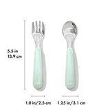 Fork & Spoon Set - Opal
