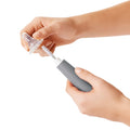 Bottle Brush with Detail Cleaner & Stand - Grey