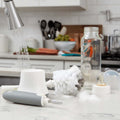 Bottle Brush with Detail Cleaner & Stand - Grey