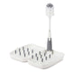 On the Go Drying Rack & Bottle Brush - Grey