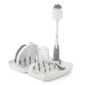 On the Go Drying Rack & Bottle Brush - Grey