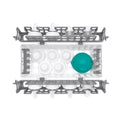 Dishwasher Basket - Grey