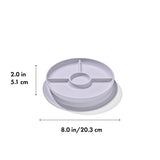 Stick & Stay Divided Plate - Lilac