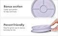 Stick & Stay Divided Plate - Lilac