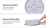 Stick & Stay Divided Plate - Lilac