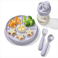 Stick & Stay Divided Plate - Lilac
