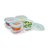 Baby Blocks Food Storage Containers (180 ml) - Opal