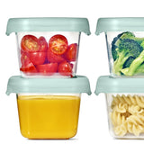 Baby Blocks Food Storage Containers (180 ml) - Opal