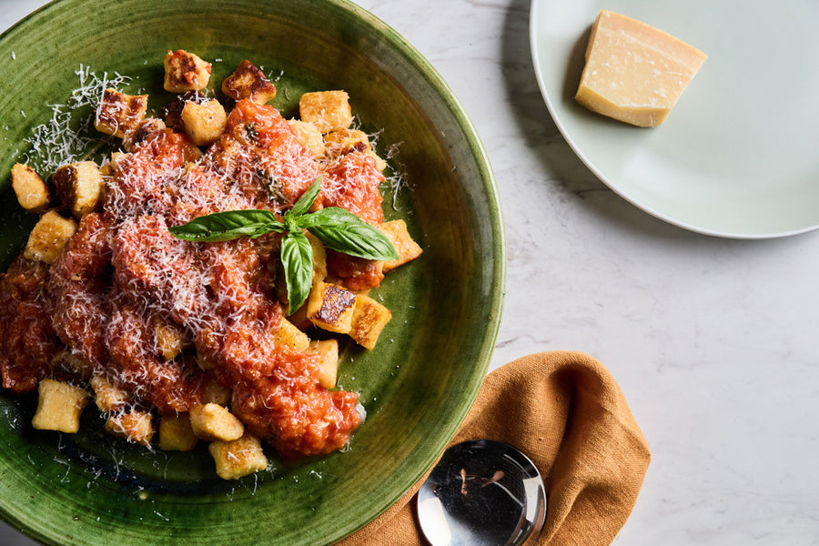 Potato Gnocchi with Fresh Tomato Sugo