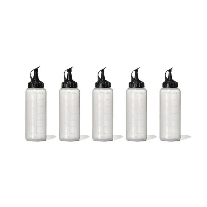 Chef's Squeeze Bottle Set - 5 Pack