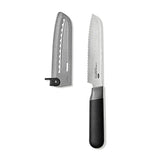 Serrated Utility with Locking Sheath