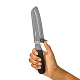 Serrated Utility with Locking Sheath