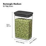 POP Container - Rectangle Medium (2.7 Qt/2.6 L)